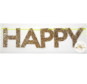 [MeriMeri] 메리메리- Gold happy birthday garland