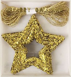 [MeriMeri]Double gold star mini garland