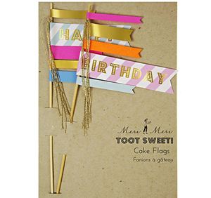 [MeriMeri] 메리메리-Toot Sweet Cake Flags