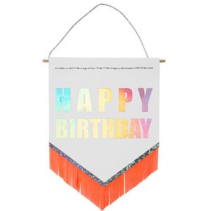 [MeriMeri] 메리메리 / 카드 / Happy Birthday Neon Fringe Card