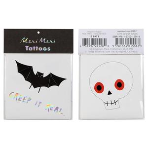 [MeriMeri] Halloween Bat and Skull Tattoos_ME178975