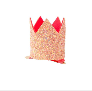 [MeriMeri] 메리메리 / 머리핀 /Mini Pink Glitter Crown Hair Clip