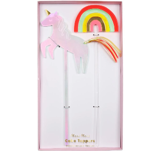 [MeriMeri] 메리메리 / Unicorn &amp; Rainbow Cake Toppers_ME175249