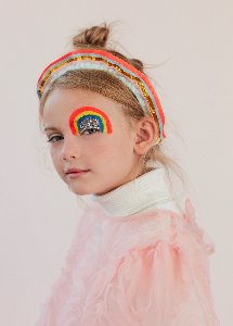 [MeriMeri] 메리메리 /Rainbow Ruffle Headband_ME203123