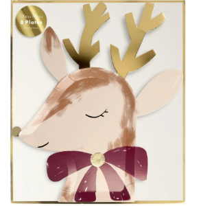 [MeriMeri] 메리메리 / Reindeer With Bow Plates_ME208639
