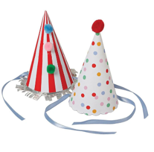 [MeriMeri] 생일파티 모자Spots &amp; Stripes Party Hats