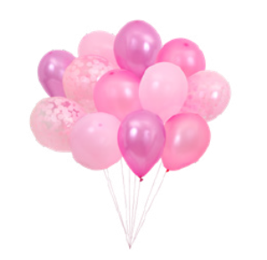 [MeriMeri] 메리메리 / Beautiful Balloons Pink(set of 12)_ME216478
