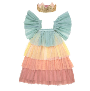 [MeriMeri] 메리메리 /Rainbow Ruffle Princess Costume(5~6세)-33인치_ME215353