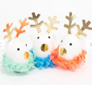 [Meri Meri] 메리메리 / Festive Reindeer Surprise Balls (set of 3)_ME217837