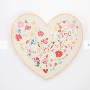 [MeriMeri] 메리메리 /Valentine Heart Die Cut Plates (set of 8)