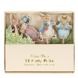 [MeriMeri] 메리메리 /Peter Rabbit™ &amp; Friends Party Picks (set of 12)