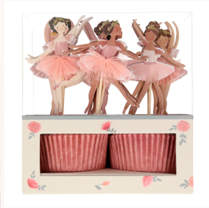 [MeriMeri] 메리메리-Ballerina Cupcake Kit (x 24 toppers)