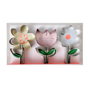 (Meri Meri) 메리메리 / Flower Cookie Cutters (x 3)