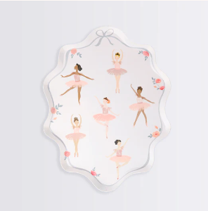[MeriMeri]메리메리 / Ballerina Plates (x 8)