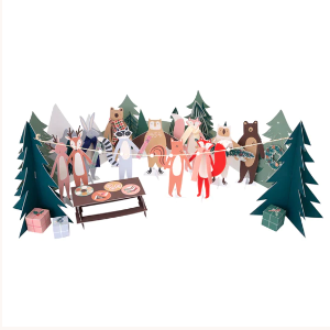 [MeriMeri] 메리메리 /Woodland Paper Play Advent Calendar