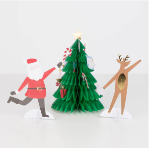[MeriMeri] 메리메리 /Festive Honeycomb Tree Christmas Card
