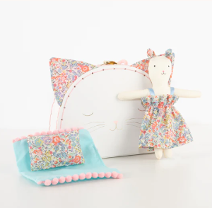 (Meri Meri) 메리메리 / Floral Kitty Mini Suitcase Doll_ME204976