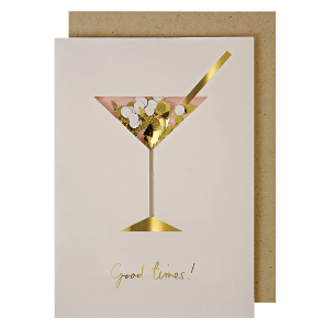 [MeriMeri] 메리메리 / 카드 /Cocktail Confetti Shaker Birthday Card_ME132625