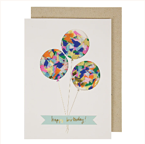 [MeriMeri] 메리메리 / 카드 /Balloon Confetti Shaker Birthday Card_ME132607