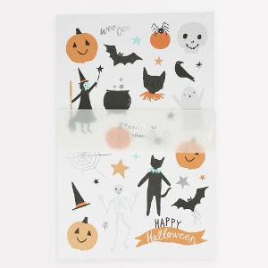 [Meri Meri] 메리메리 / Happy Halloween Tattoo Sheet (x 2 sheets)