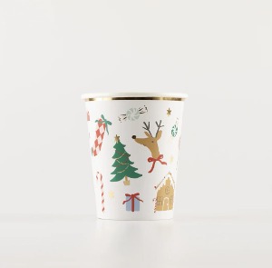 [Meri Meri] 메리메리 /Jolly Christmas Cups (x 8)_ME270103