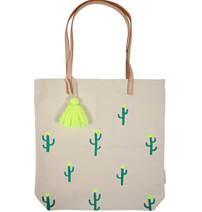 [MeriMeri] Canvas Cactus Tote Bag_ME300065
