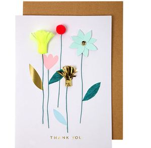 [MeriMeri] 메리메리 / 카드 / Thank you Flowers Card
