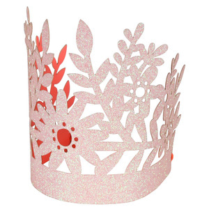 [MeriMeri] 메리메리-Pink Glitter Crown(8개 세트)_ME170128