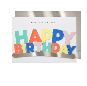 [MeriMeri] 메리메리 / Happy Birthday Crown Card