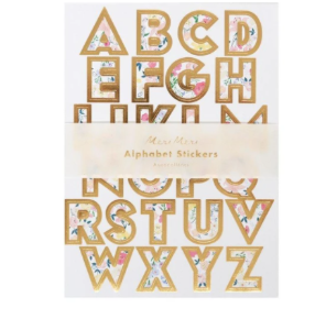 [MeriMeri] 메리메리 / English Garden Alphabet Sticker Sheets_ME205192