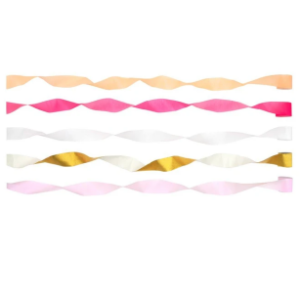 [MeriMeri] 메리메리/Pink Crepe Paper Streamers (set of 5)_ME202956
