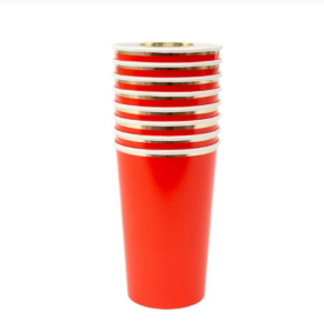 [Meri Meri] 메리메리 /Red Highball Cups (set of 8)