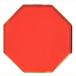 [Meri Meri] 메리메리 /Red Dinner Plates (x 8)_ME181279