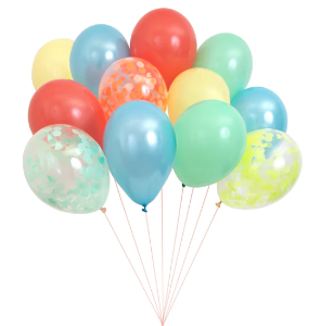 [MeriMeri] 메리메리 / Beautiful Balloons Multi (x 12)_ME216514