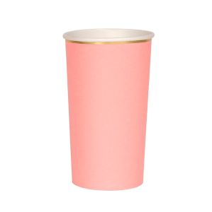 [Meri Meri] 메리메리 /Neon Coral Highball Cups_ME181513