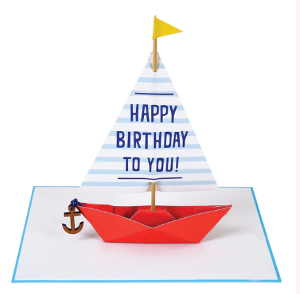 [MeriMeri] 메리메리 / 카드 / Sailing Boat Stand-Up Birthday Card_ME145747