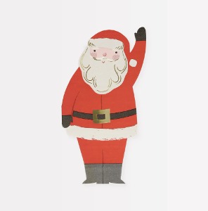 [MeriMeri] 메리메리 /Jolly Christmas Santa Napkins (x 16)_ME270112